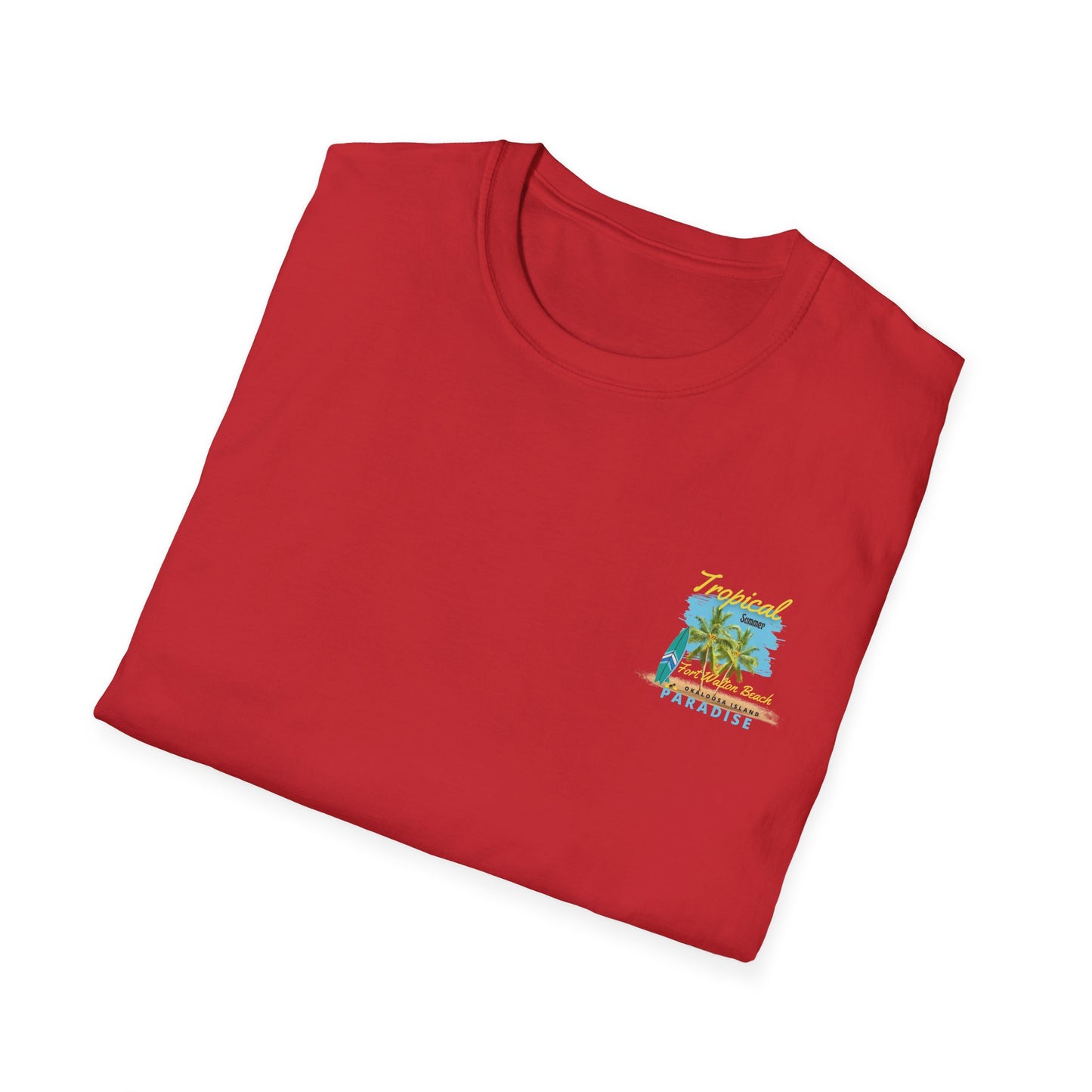 Tropical Summer T-Shirt, Paradise Tee, Beach Vacation Shirt, Casual Wear, Gift for Beach Lovers