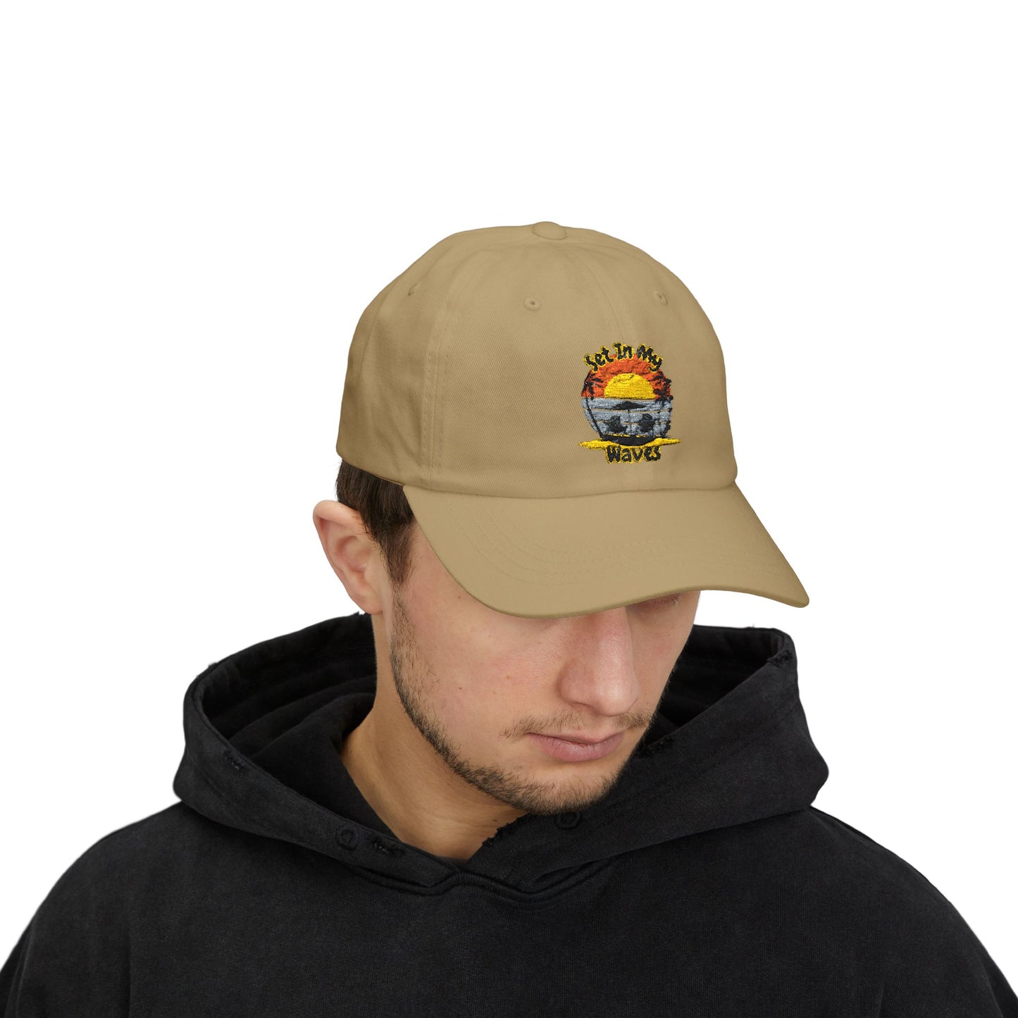 "Set In My Waves" Tropical Dad Cap