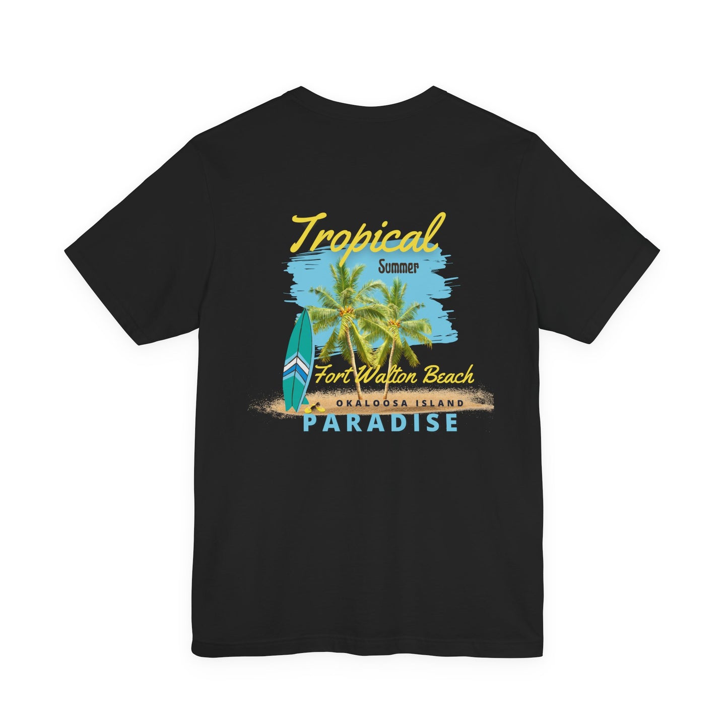 Tropical Paradise Fort Walton Beach/Destin T-Shirt(Dark Colors)