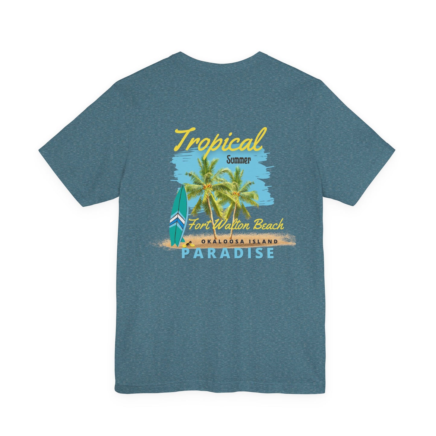 Tropical Paradise Fort Walton Beach/Destin T-Shirt(Dark Colors)