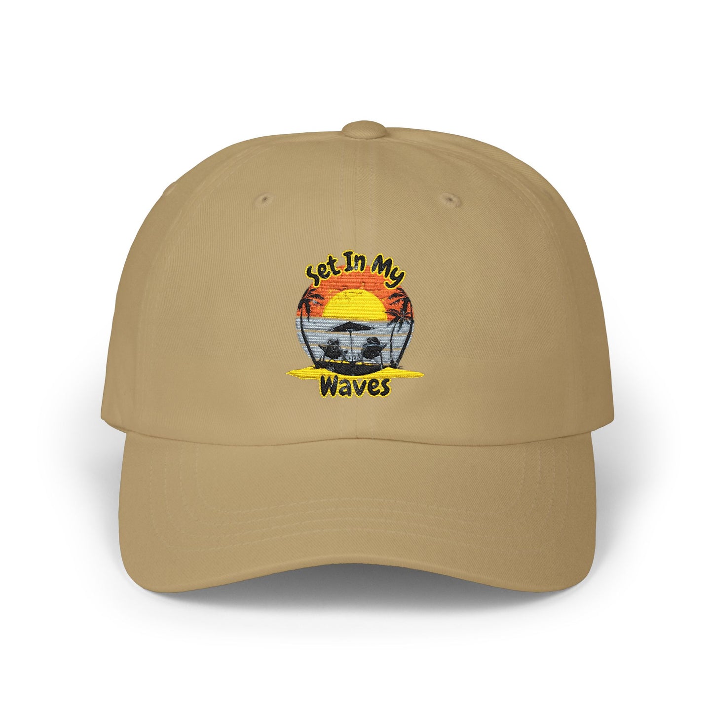 "Set In My Waves" Tropical Dad Cap