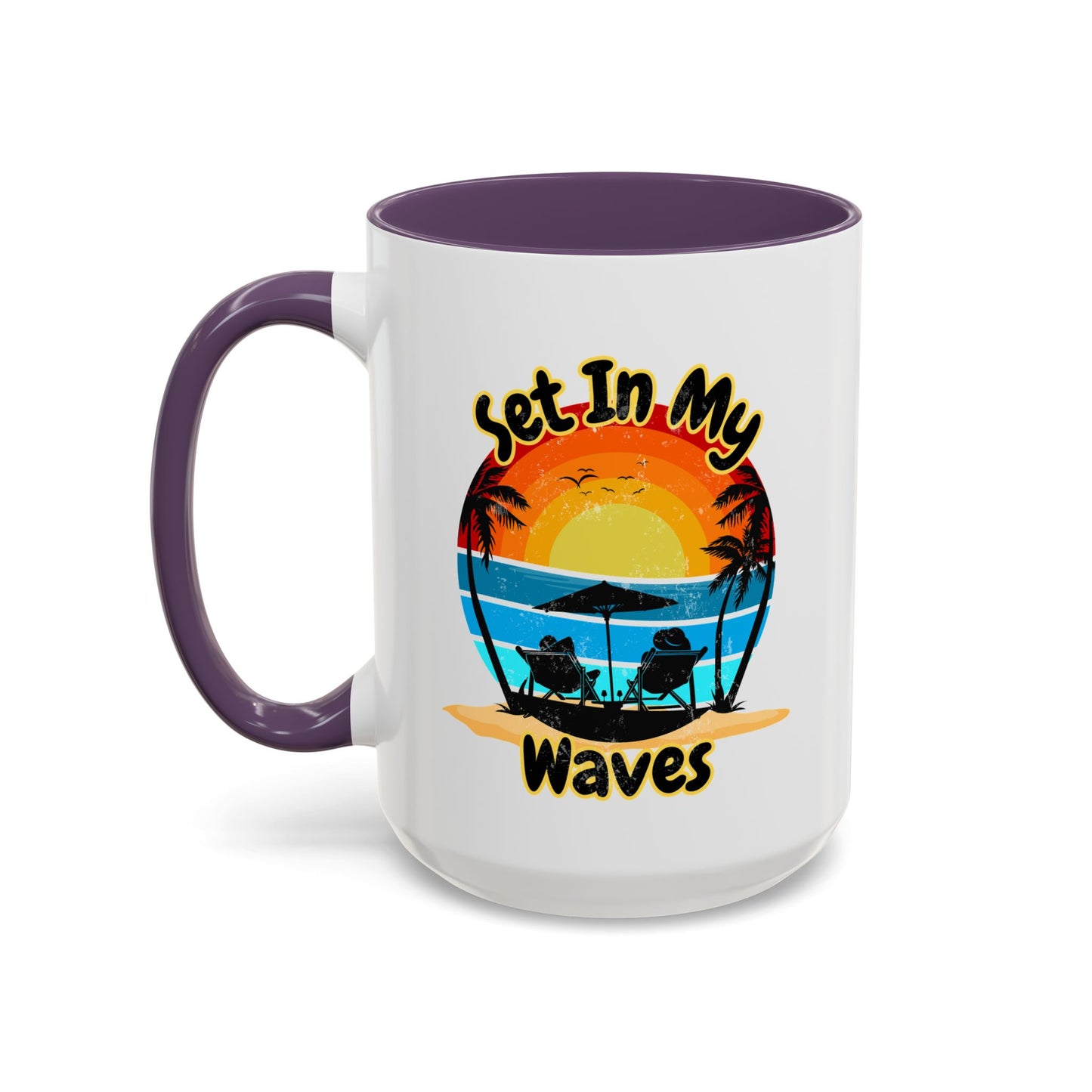 "Set In My Waves" Accent Coffee Mug (11, 15oz)