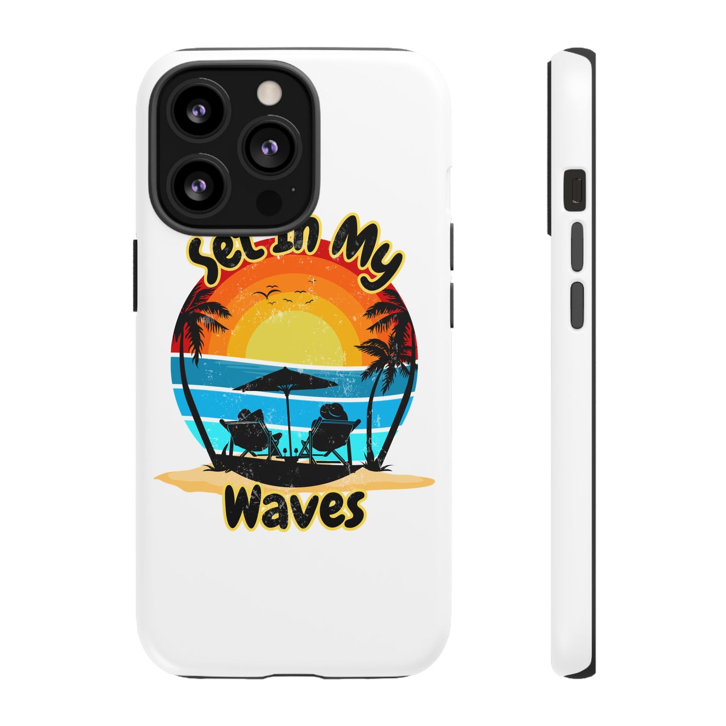 "Set In My Waves" Tropical Surf Beach Paradise Phone Case