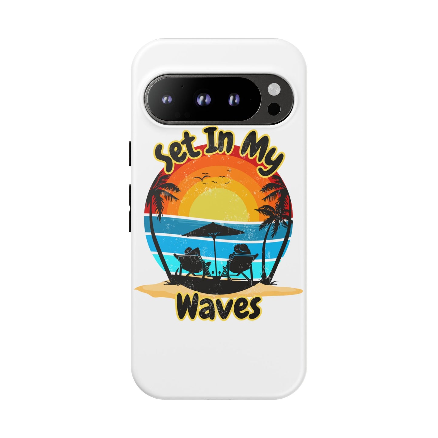"Set In My Waves" Tropical Surf Beach Paradise Phone Case