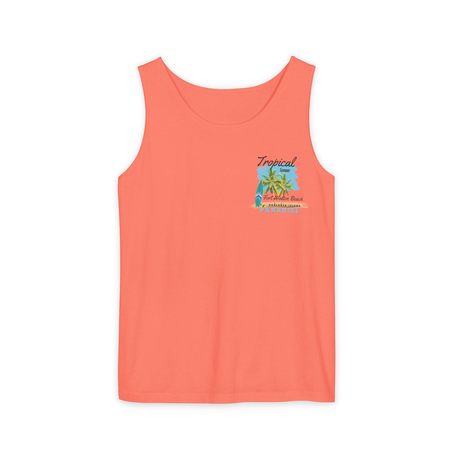 Tropical Paradise Tank Top(Print on Front/Back)