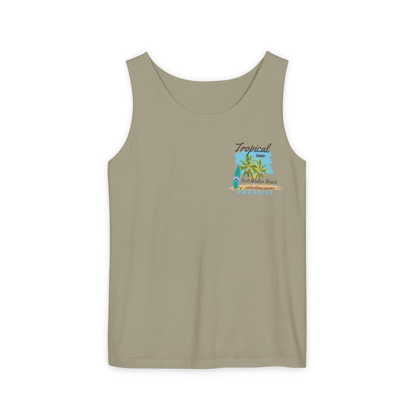 Tropical Paradise Tank Top(Print on Front/Back)