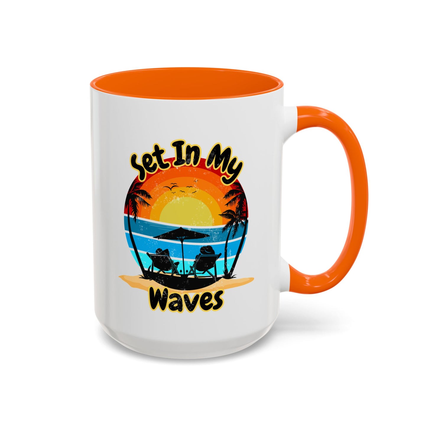 "Set In My Waves" Accent Coffee Mug (11, 15oz)