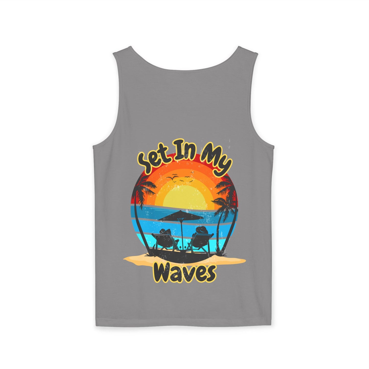 "Set In My Waves" Tropical Paradise Tank Top