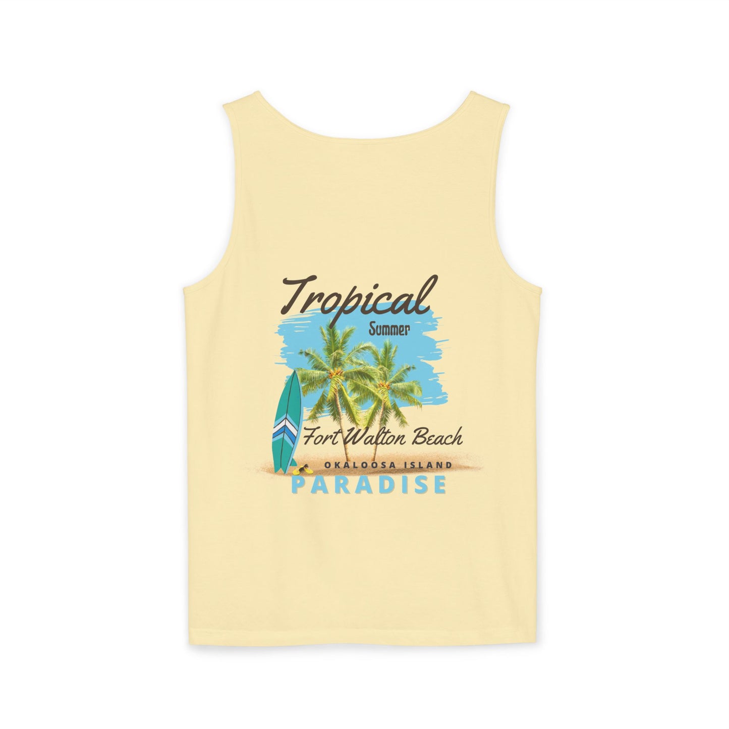 Tropical Paradise Tank Top(Print on Front/Back)