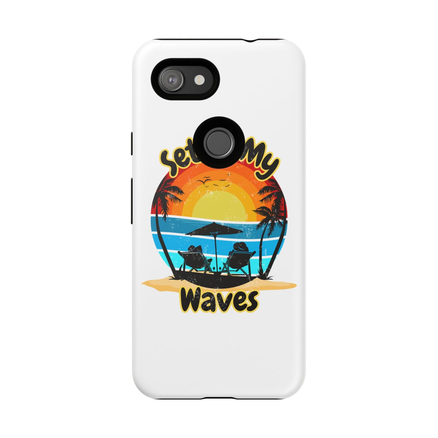"Set In My Waves" Tropical Surf Beach Paradise Phone Case