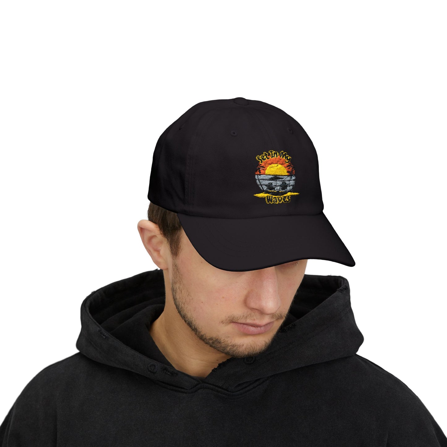 "Set In My Waves" Tropical Dad Cap