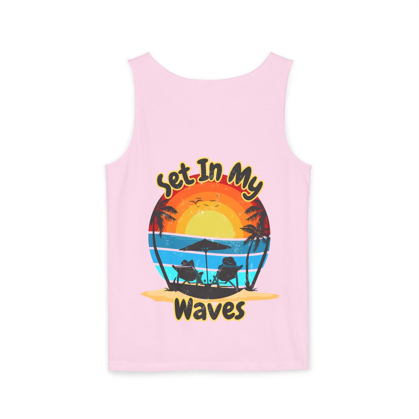 "Set In My Waves" Tropical Paradise Tank Top