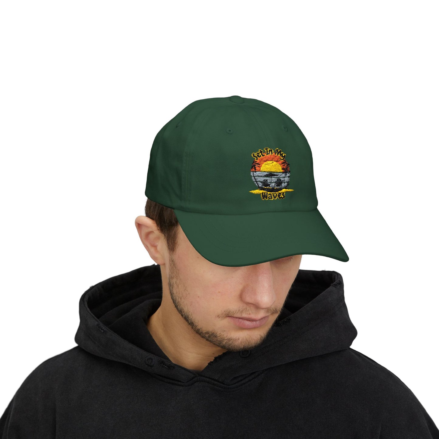 "Set In My Waves" Tropical Dad Cap