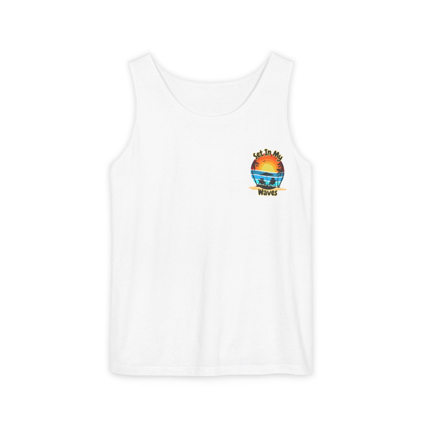"Set In My Waves" Tropical Paradise Tank Top