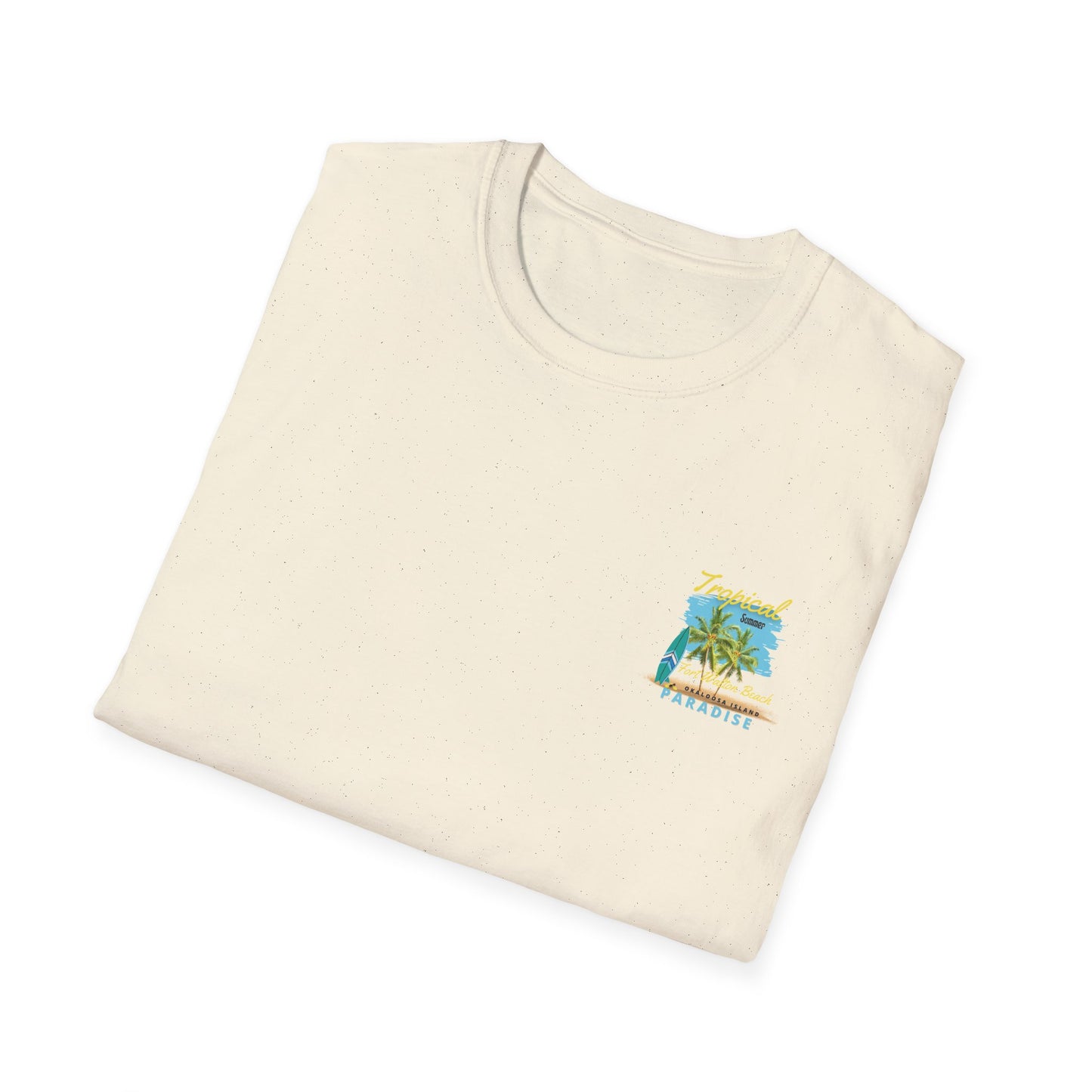 Tropical Summer T-Shirt, Paradise Tee, Beach Vacation Shirt, Casual Wear, Gift for Beach Lovers