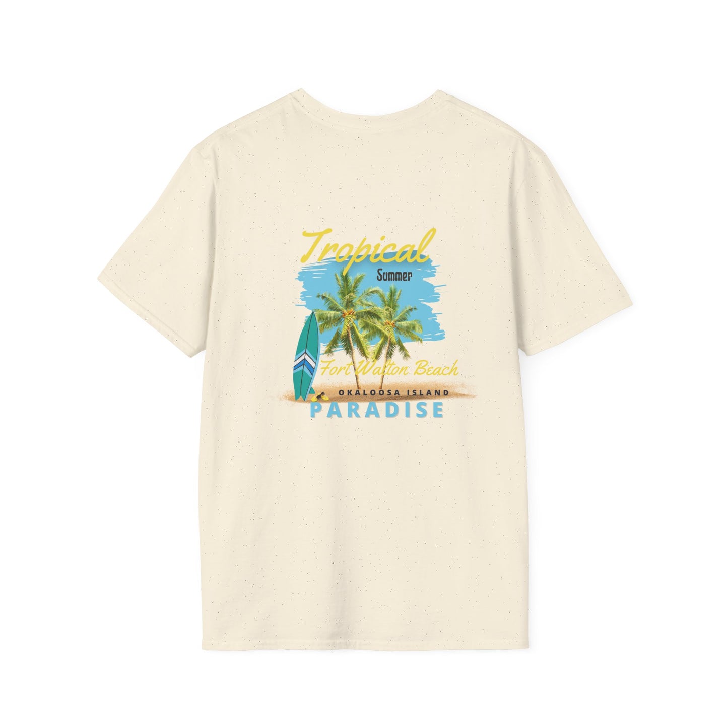 Tropical Summer T-Shirt, Paradise Tee, Beach Vacation Shirt, Casual Wear, Gift for Beach Lovers