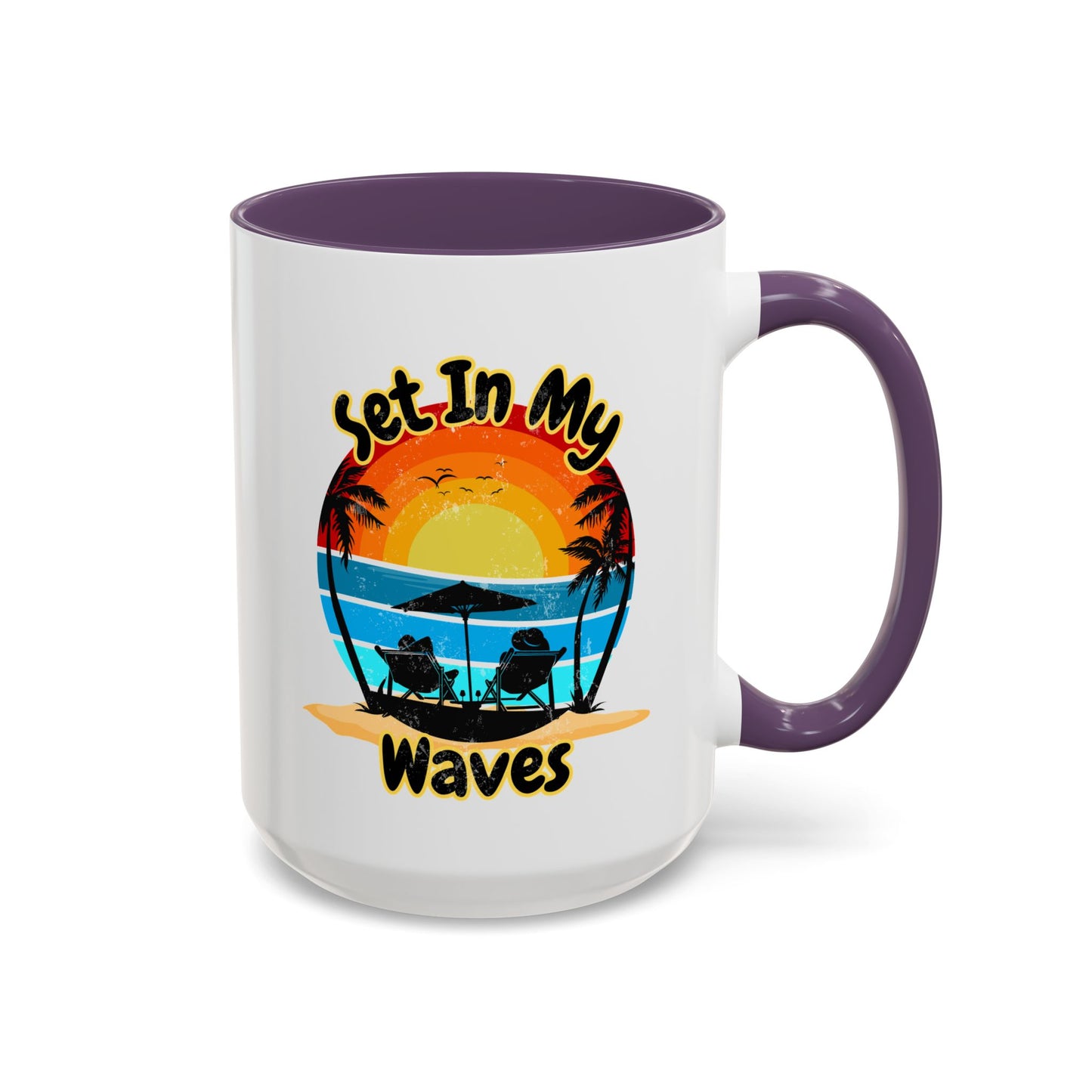 "Set In My Waves" Accent Coffee Mug (11, 15oz)