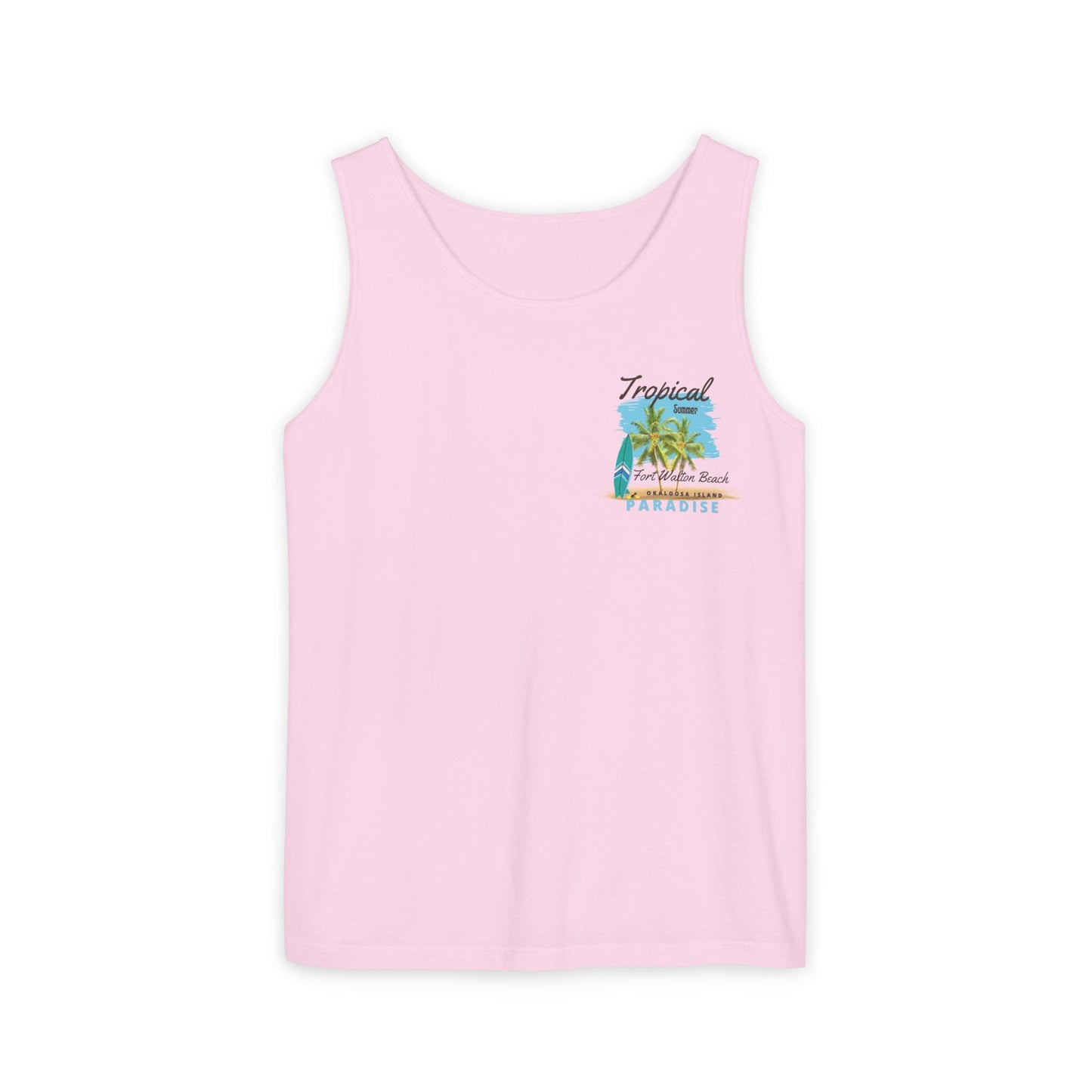 Tropical Paradise Tank Top(Print on Front/Back)