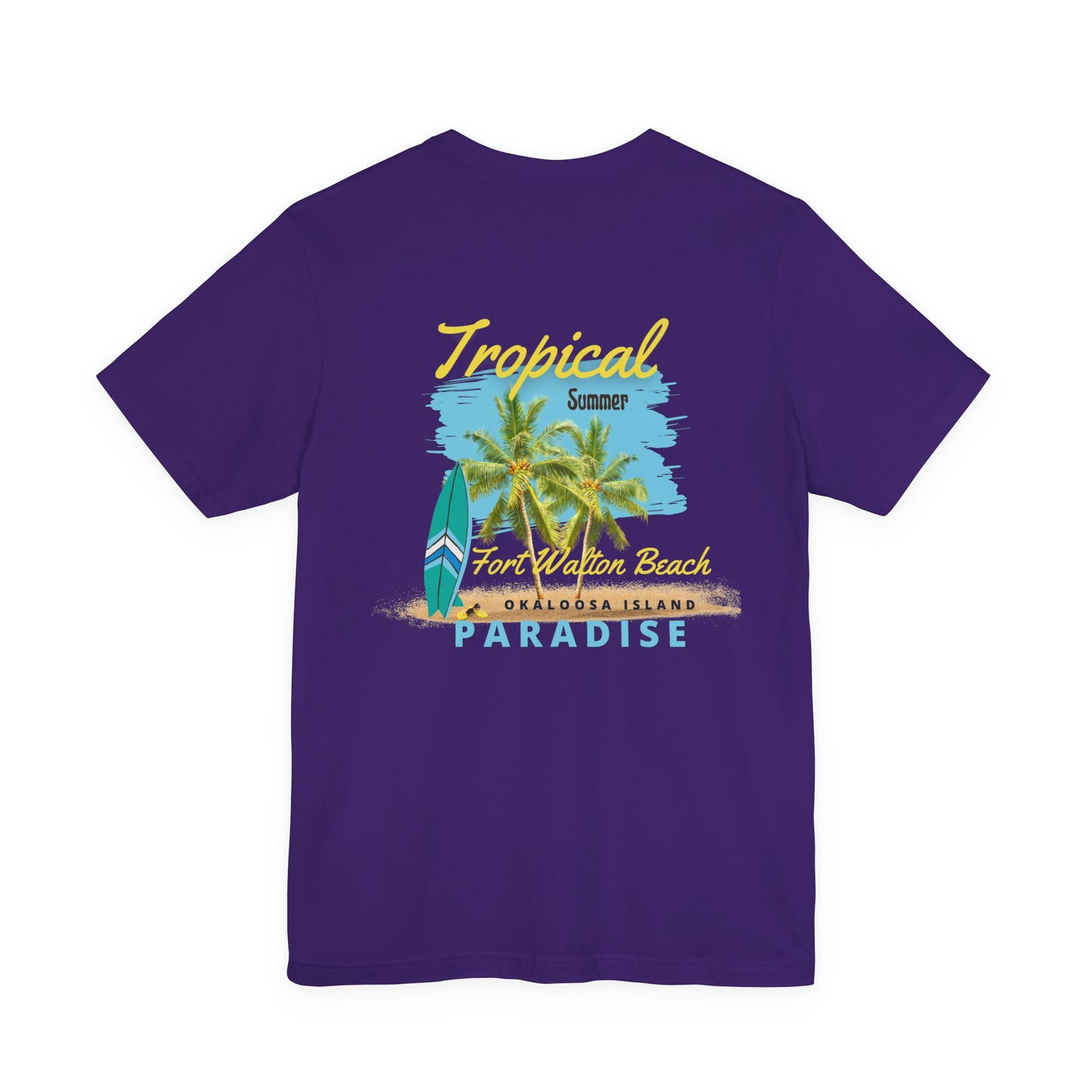 Tropical Paradise Fort Walton Beach/Destin T-Shirt(Dark Colors)