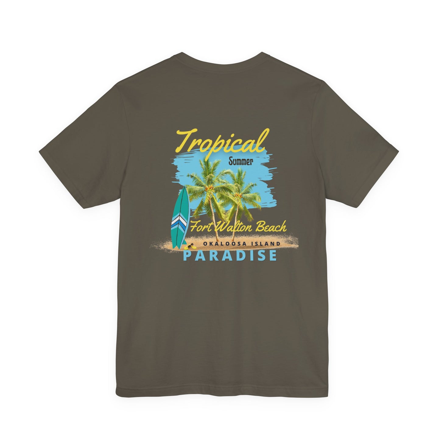 Tropical Paradise Fort Walton Beach/Destin T-Shirt(Dark Colors)
