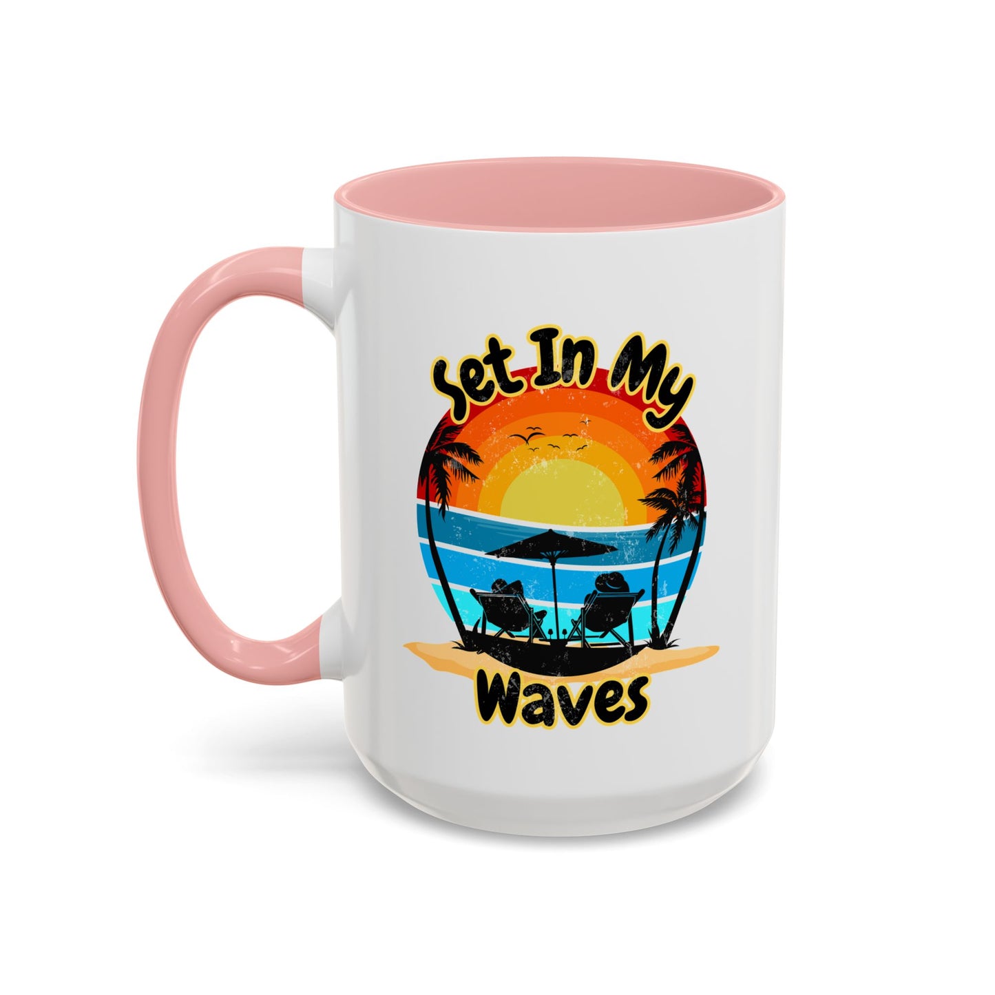 "Set In My Waves" Accent Coffee Mug (11, 15oz)