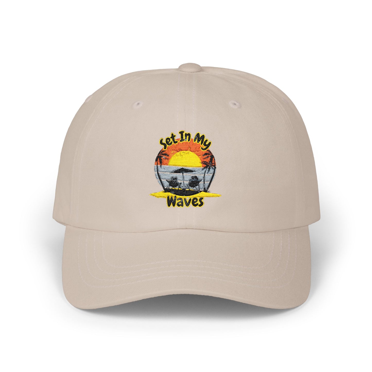 "Set In My Waves" Tropical Dad Cap
