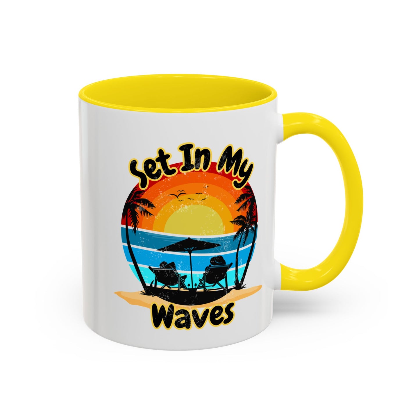 "Set In My Waves" Accent Coffee Mug (11, 15oz)