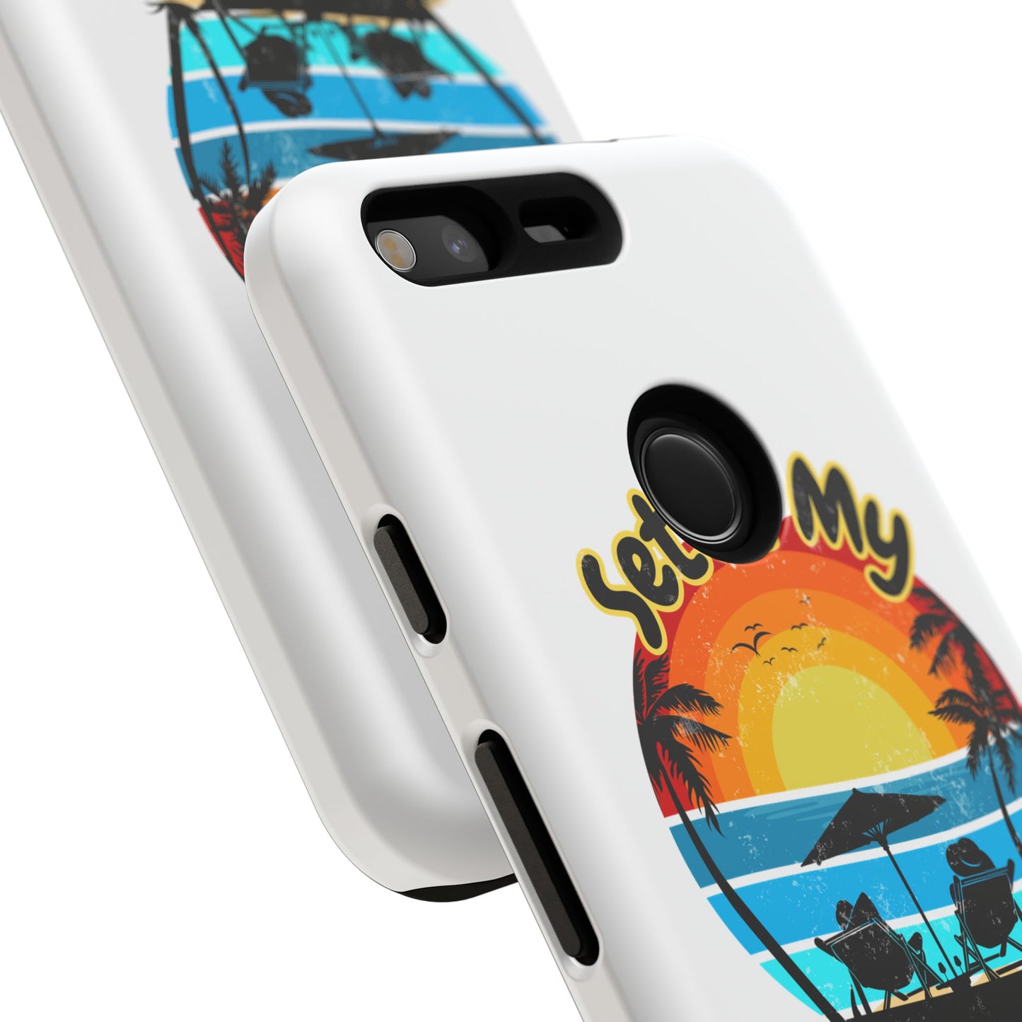 "Set In My Waves" Tropical Surf Beach Paradise Phone Case