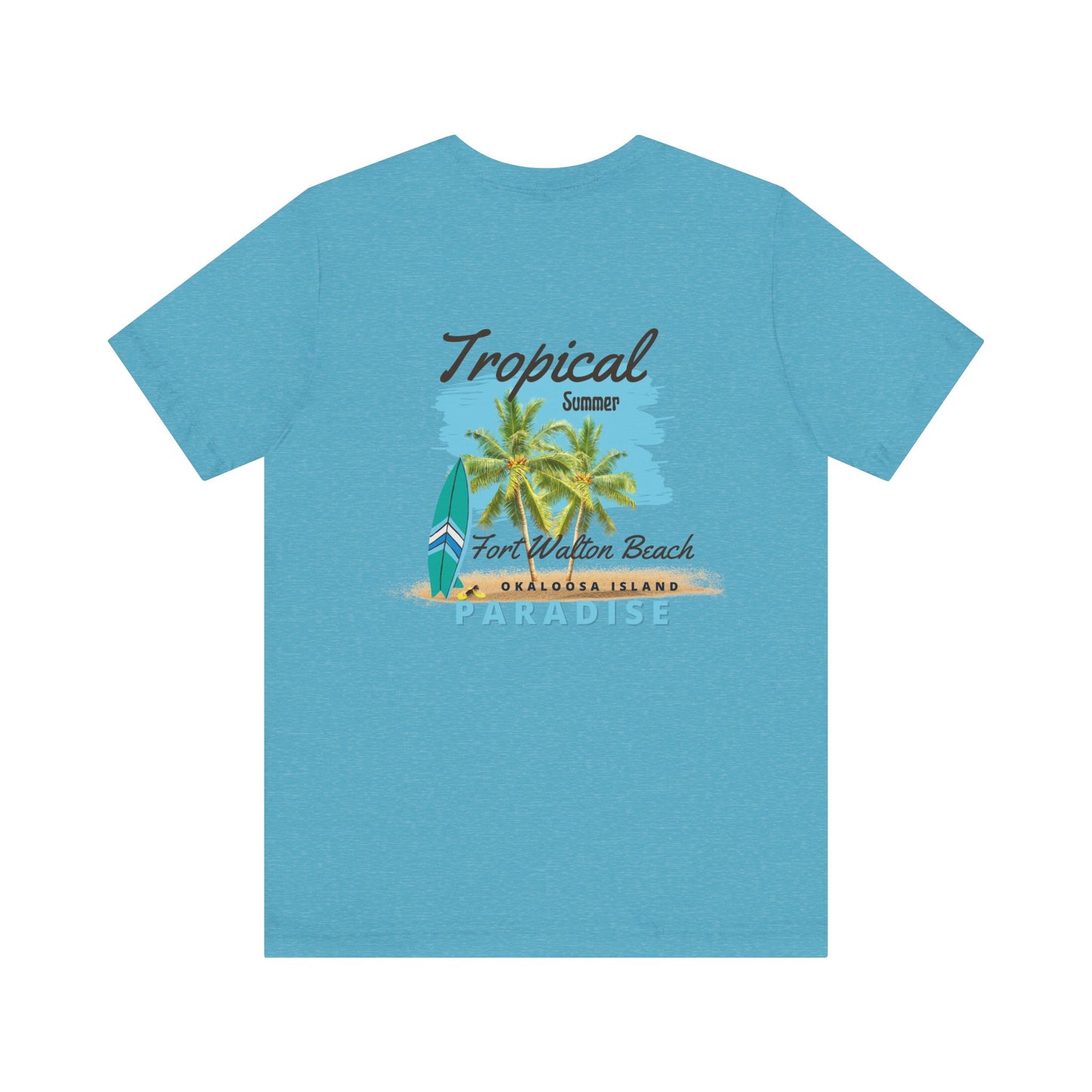 Tropical Paradise Tee: Summer Beach Vibes(Light)