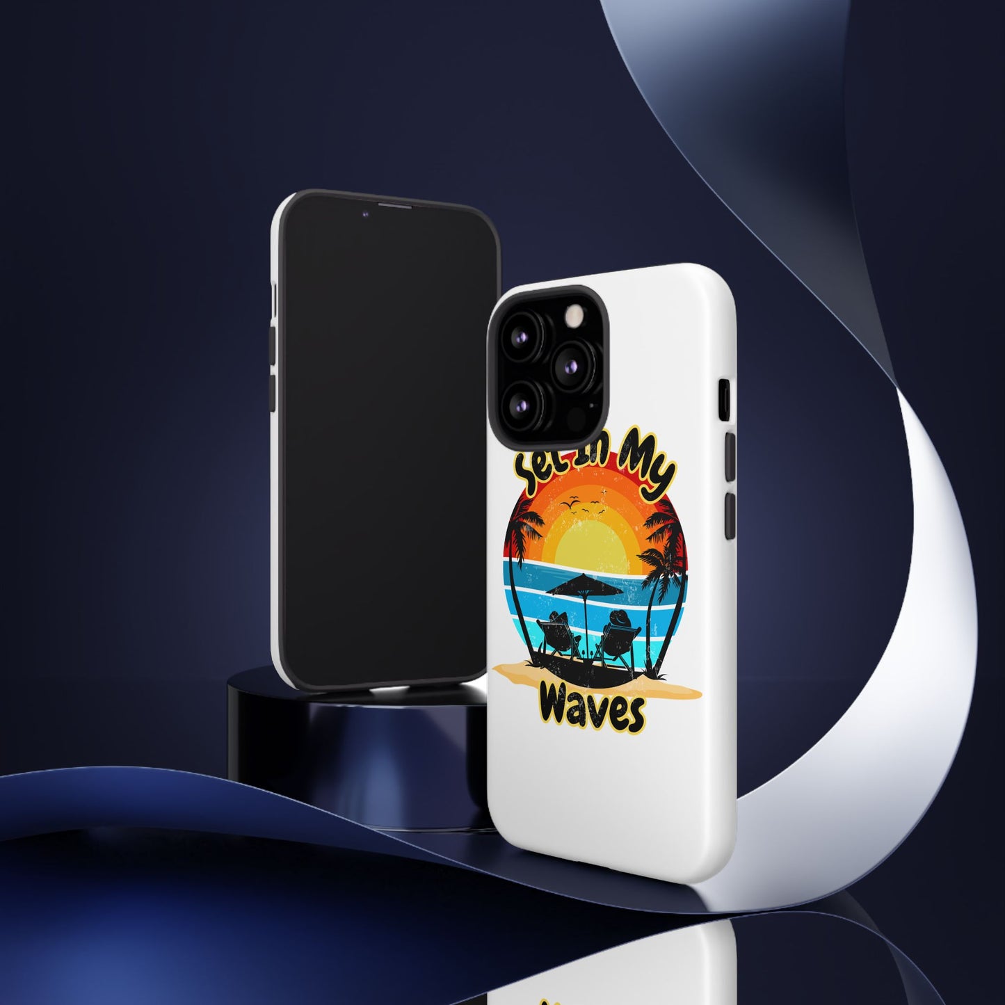 "Set In My Waves" Tropical Surf Beach Paradise Phone Case