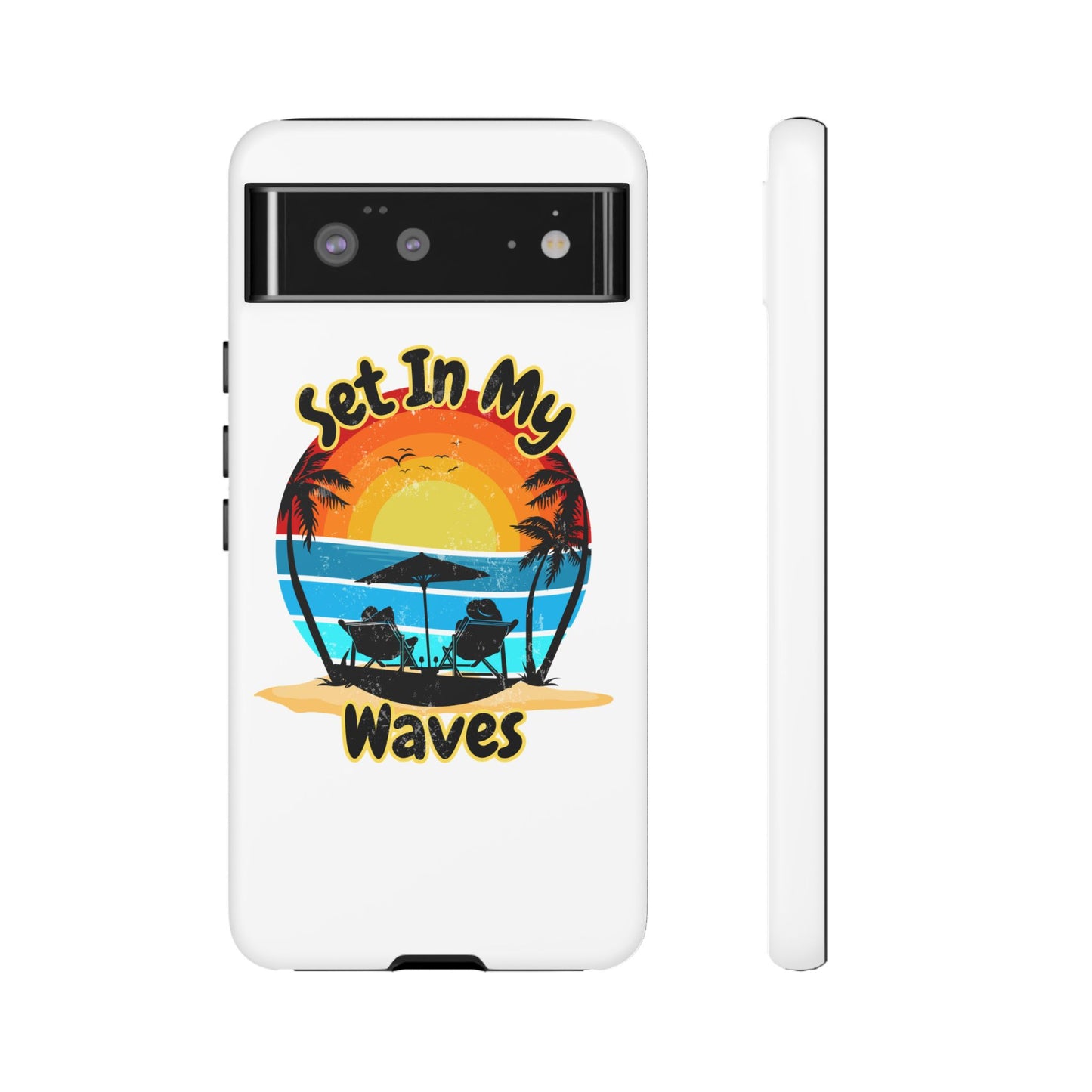 "Set In My Waves" Tropical Surf Beach Paradise Phone Case