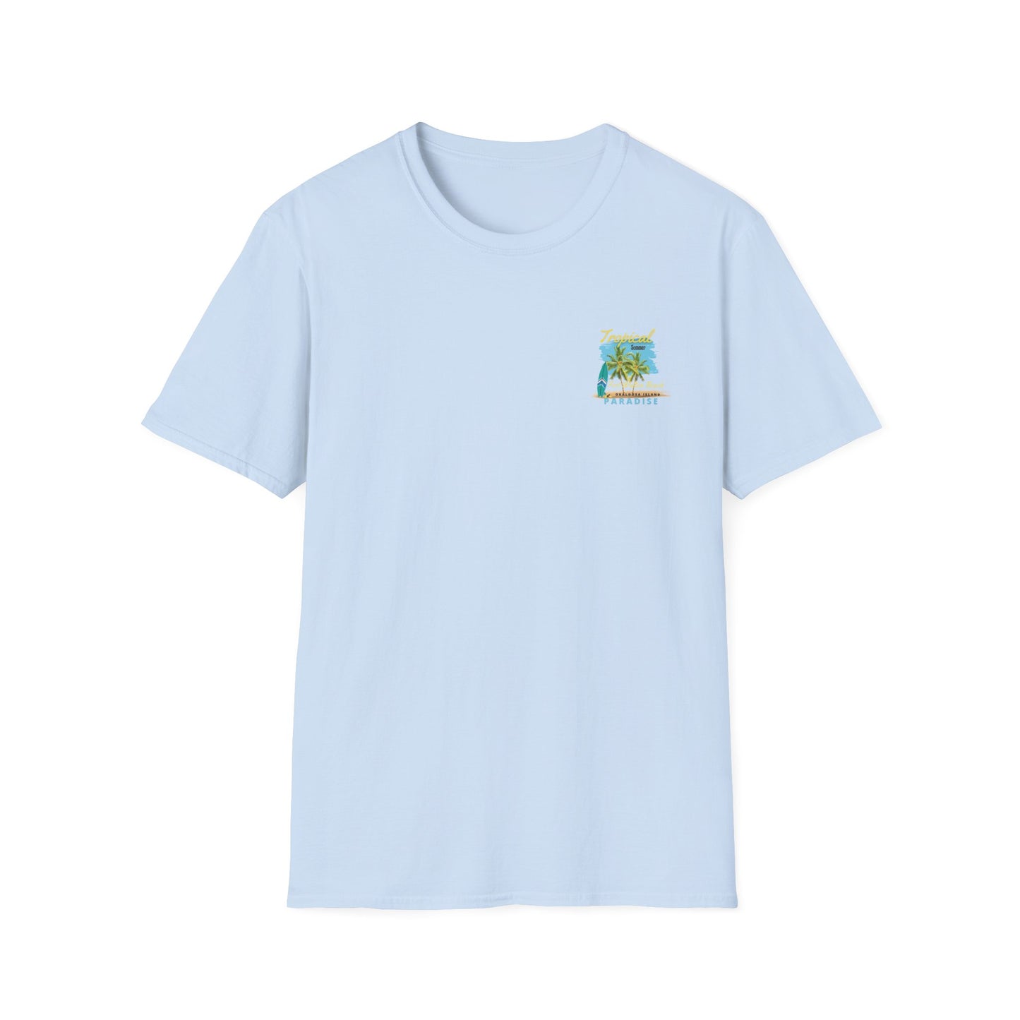 Tropical Summer T-Shirt, Paradise Tee, Beach Vacation Shirt, Casual Wear, Gift for Beach Lovers