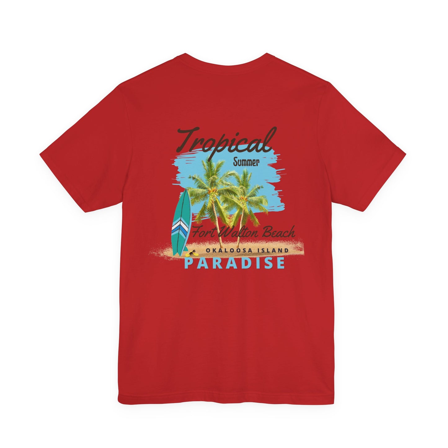 Tropical Paradise Fort Walton Beach/Destin T-Shirt(Light Colors)