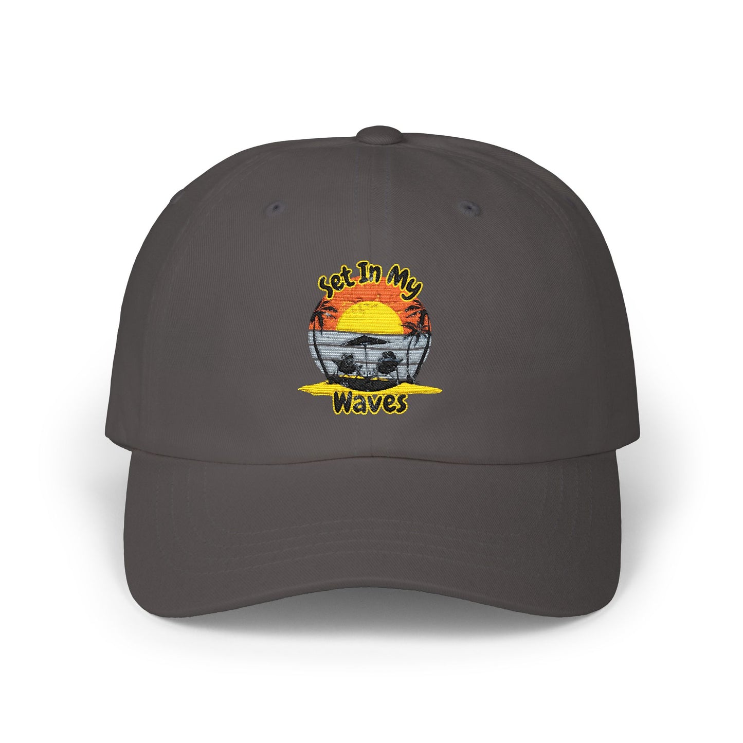 "Set In My Waves" Tropical Dad Cap