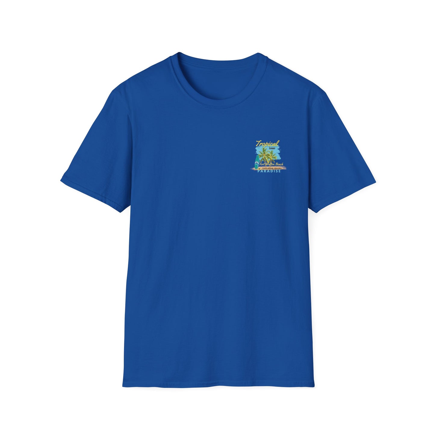 Tropical Summer T-Shirt, Paradise Tee, Beach Vacation Shirt, Casual Wear, Gift for Beach Lovers