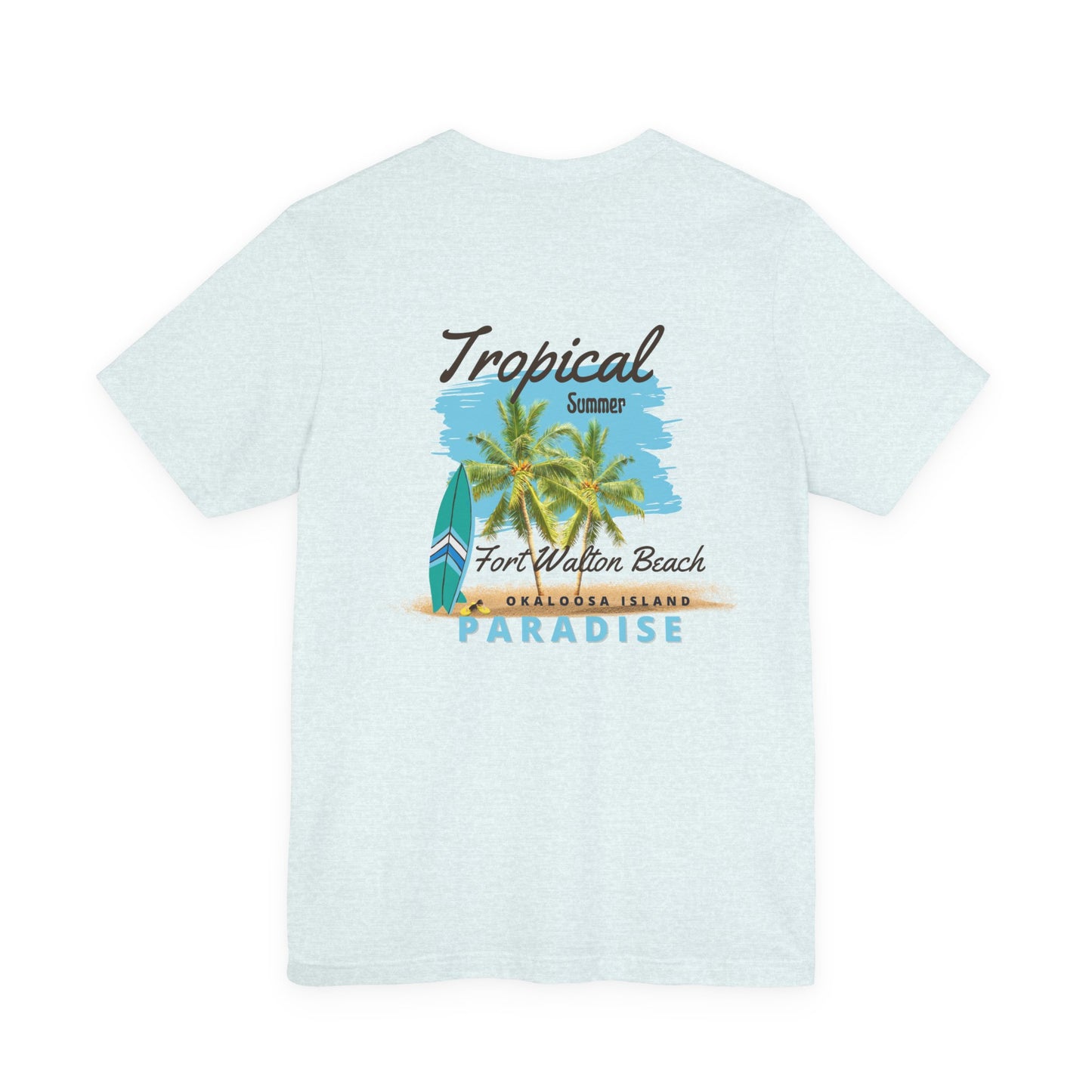 Tropical Paradise Tee: Summer Beach Vibes(Light)