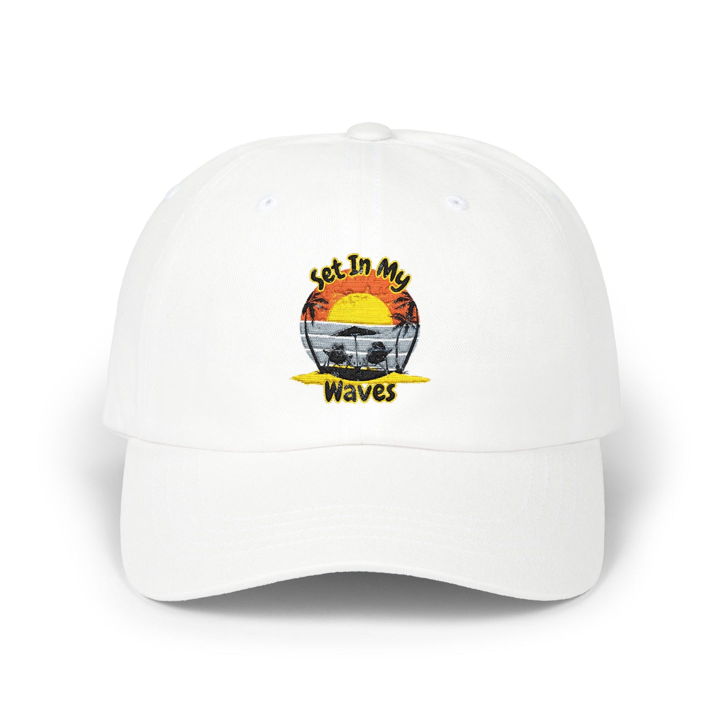 "Set In My Waves" Tropical Dad Cap