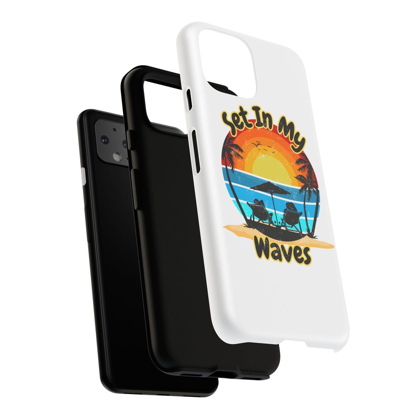 "Set In My Waves" Tropical Surf Beach Paradise Phone Case