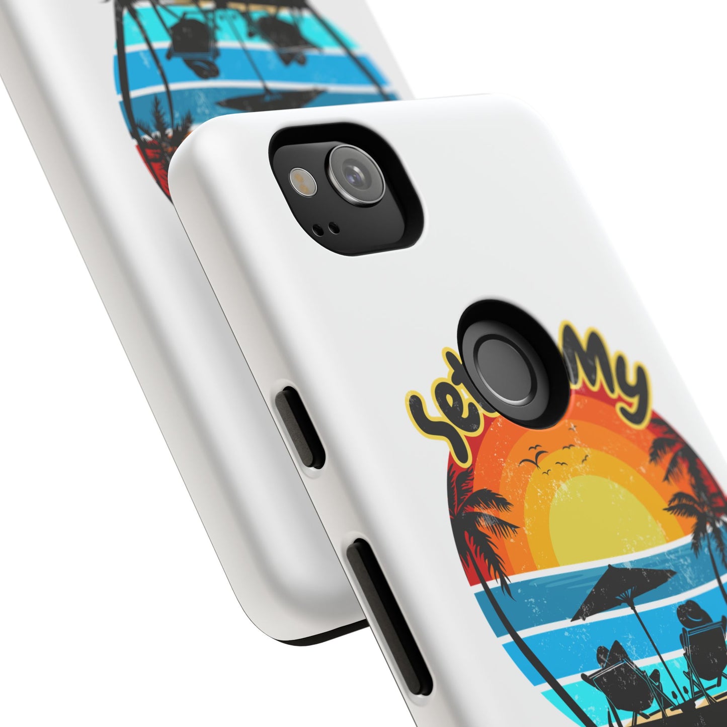 "Set In My Waves" Tropical Surf Beach Paradise Phone Case
