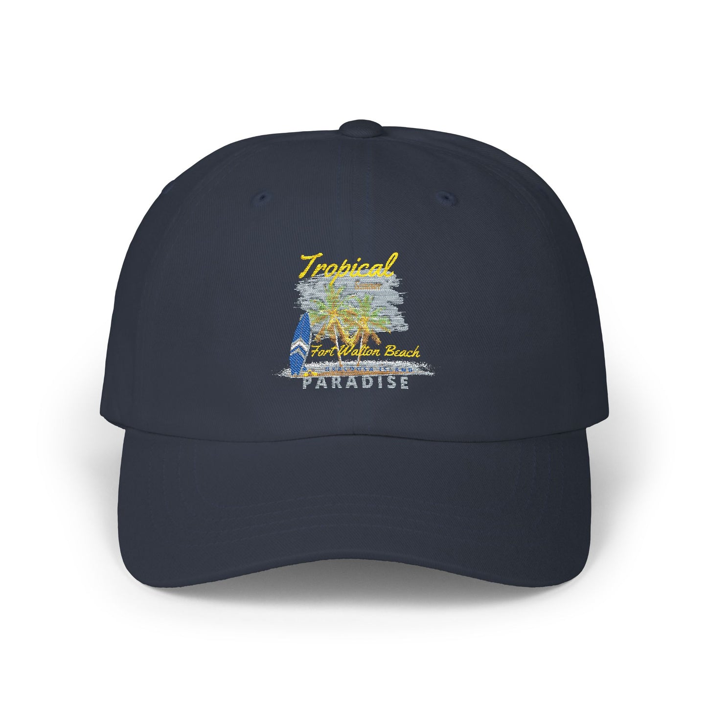 Tropical Dad Cap and Camo Embroidered
