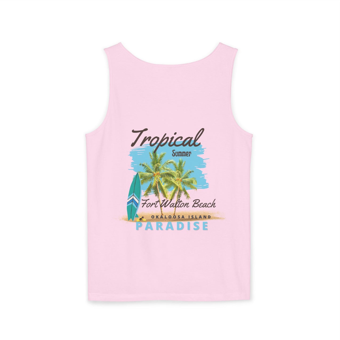 Tropical Paradise Tank Top(Print on Front/Back)