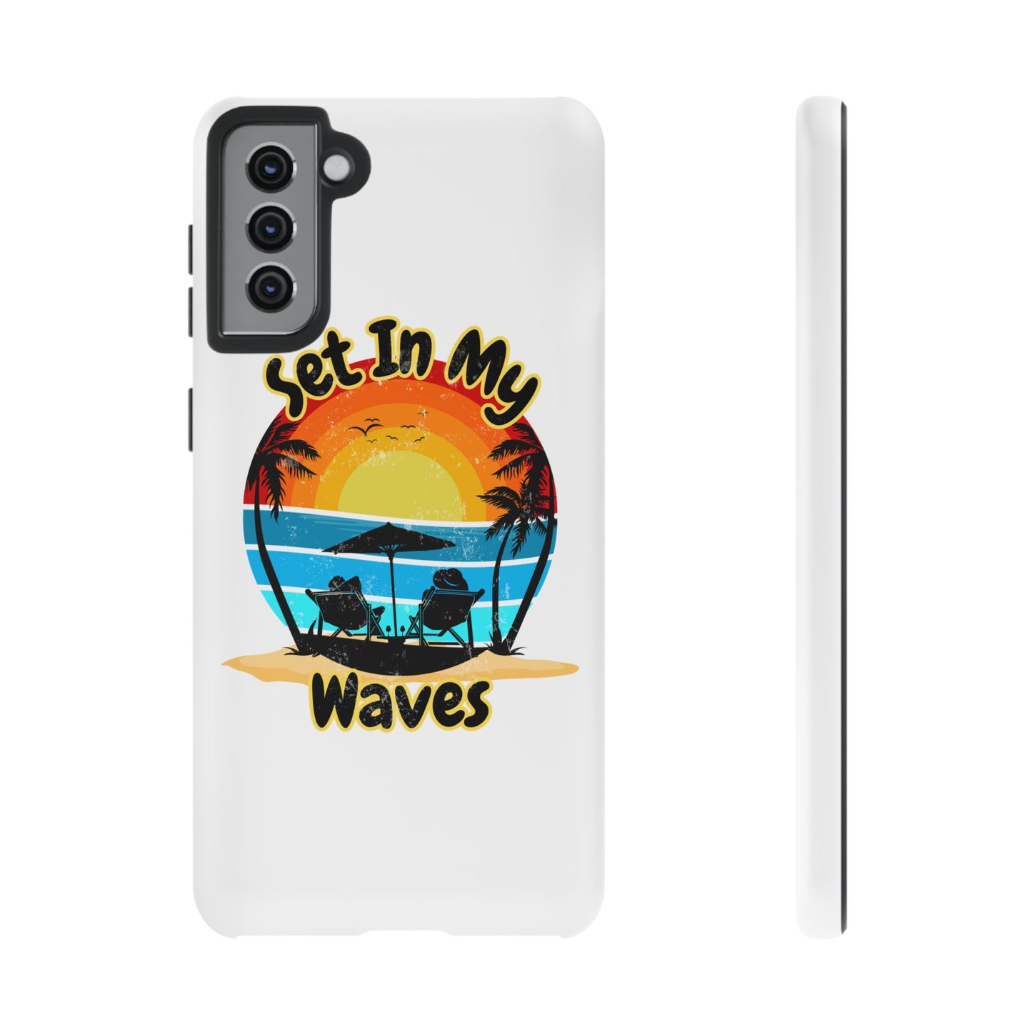 "Set In My Waves" Tropical Surf Beach Paradise Phone Case