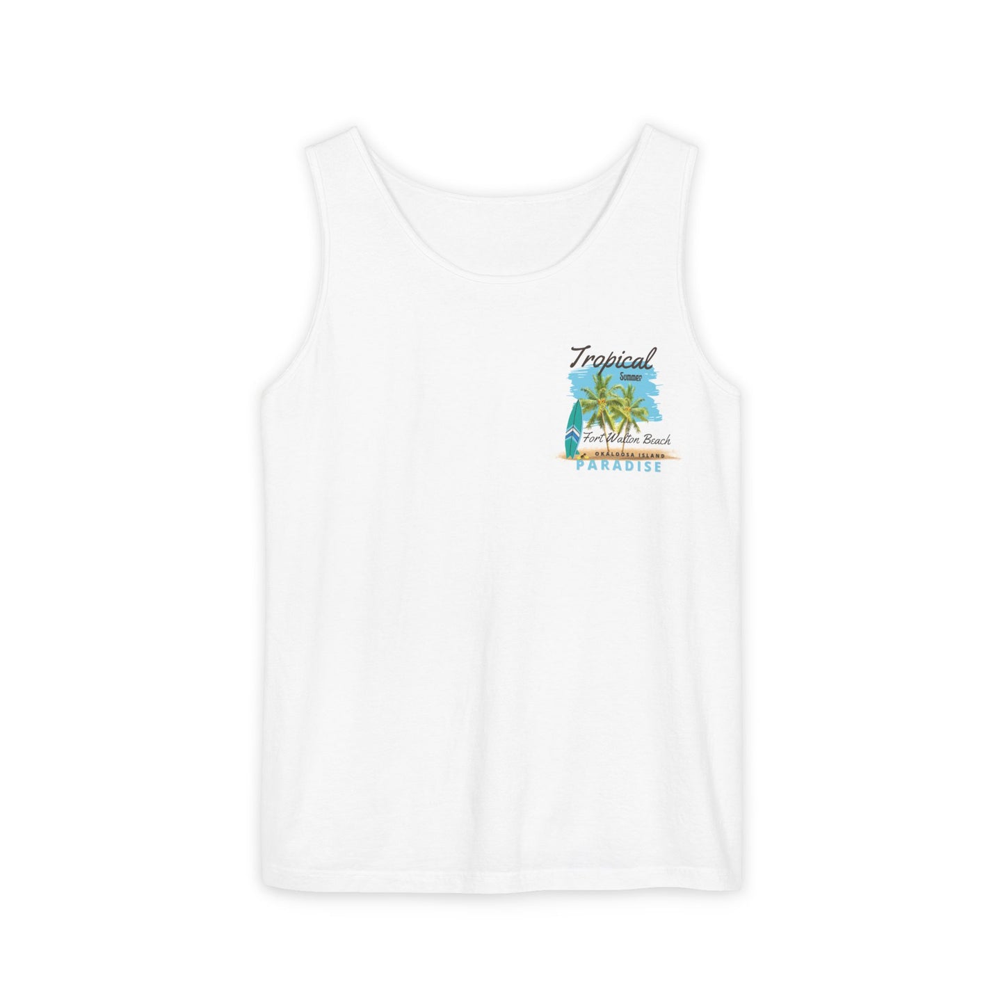 Tropical Paradise Tank Top(Print on Front/Back)