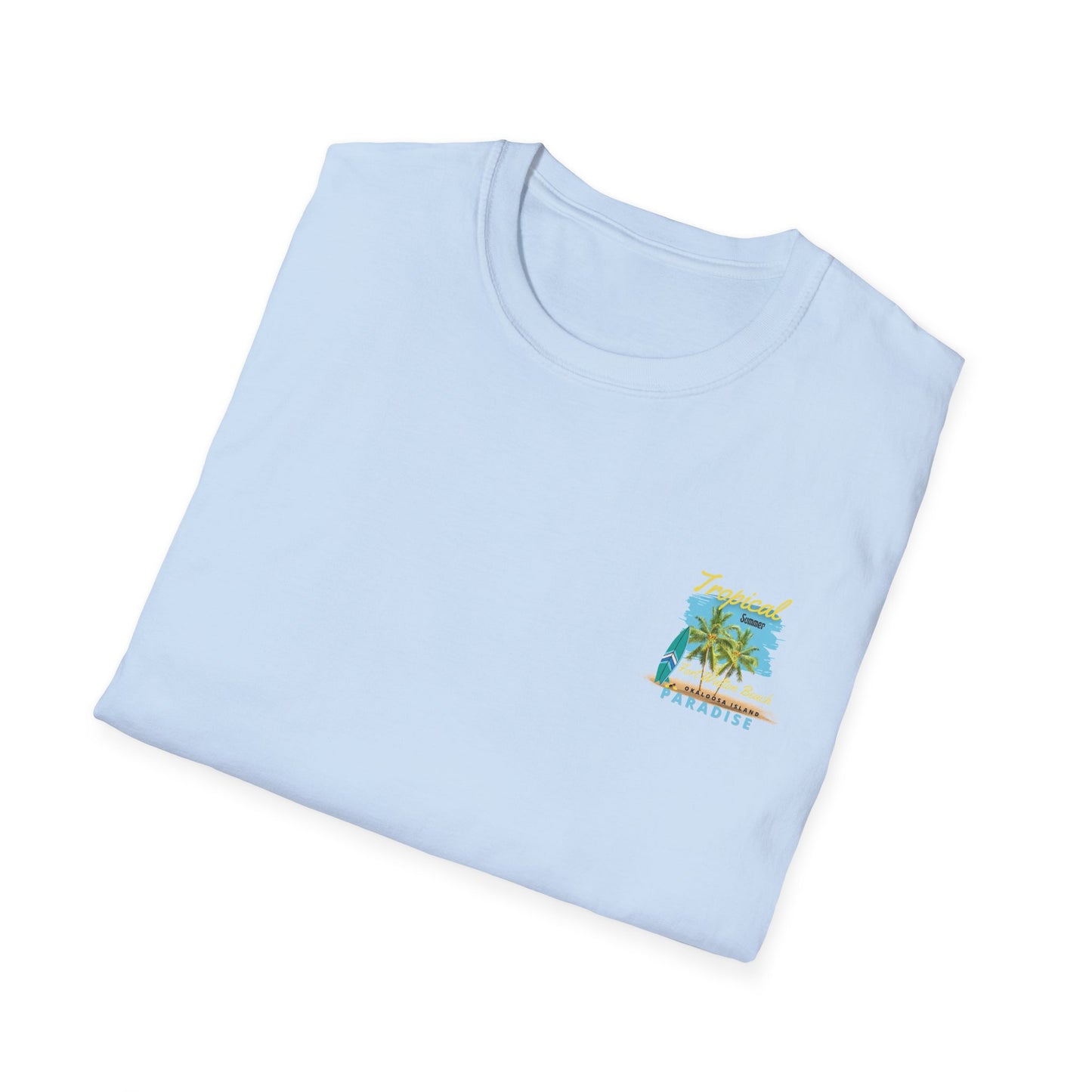 Tropical Summer T-Shirt, Paradise Tee, Beach Vacation Shirt, Casual Wear, Gift for Beach Lovers