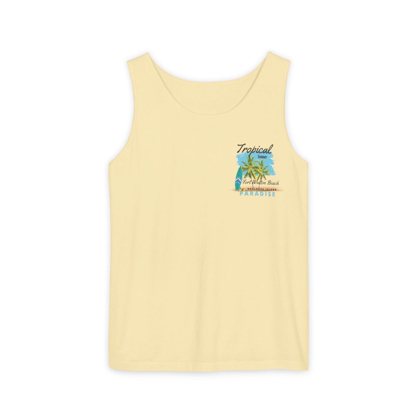 Tropical Paradise Tank Top(Print on Front/Back)