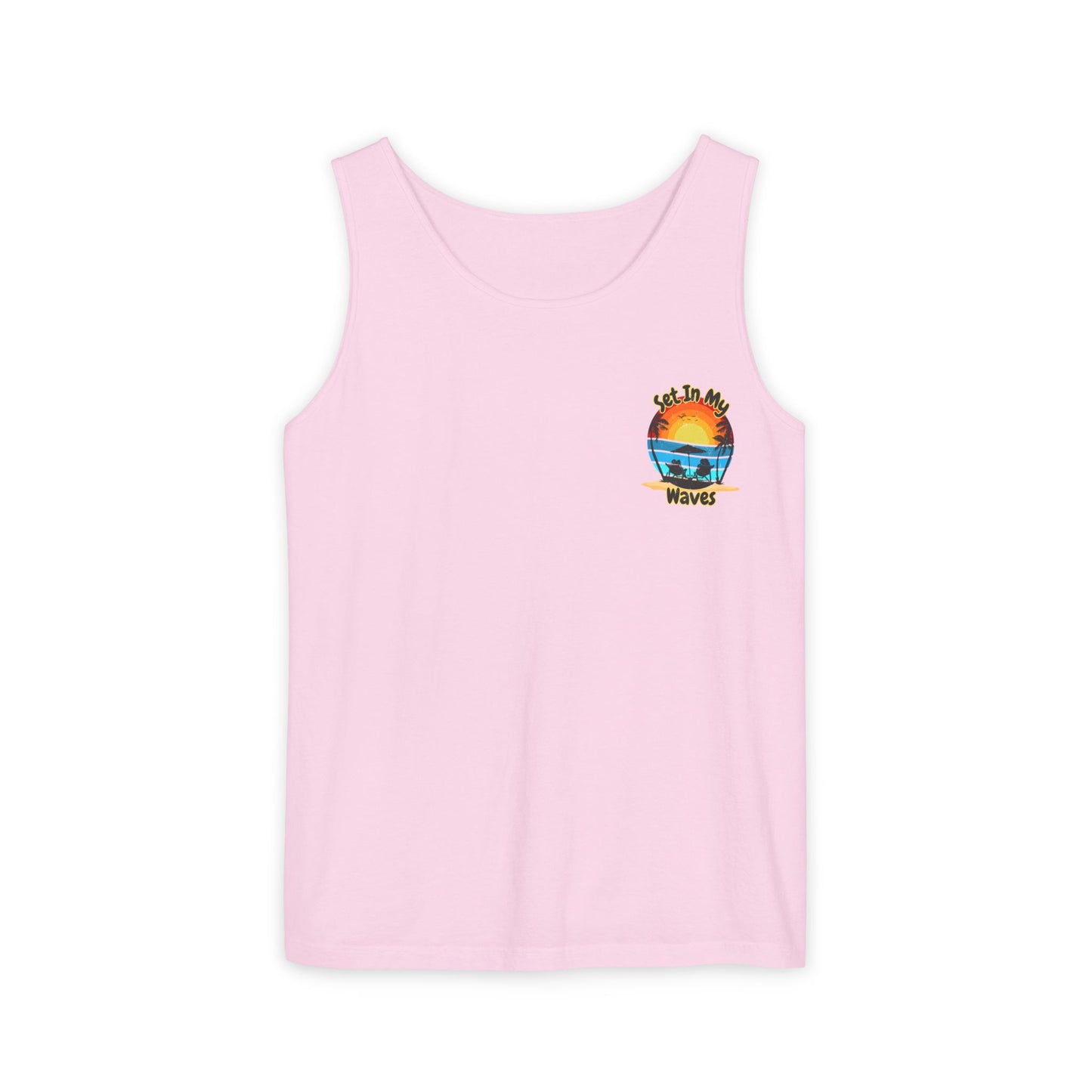 "Set In My Waves" Tropical Paradise Tank Top