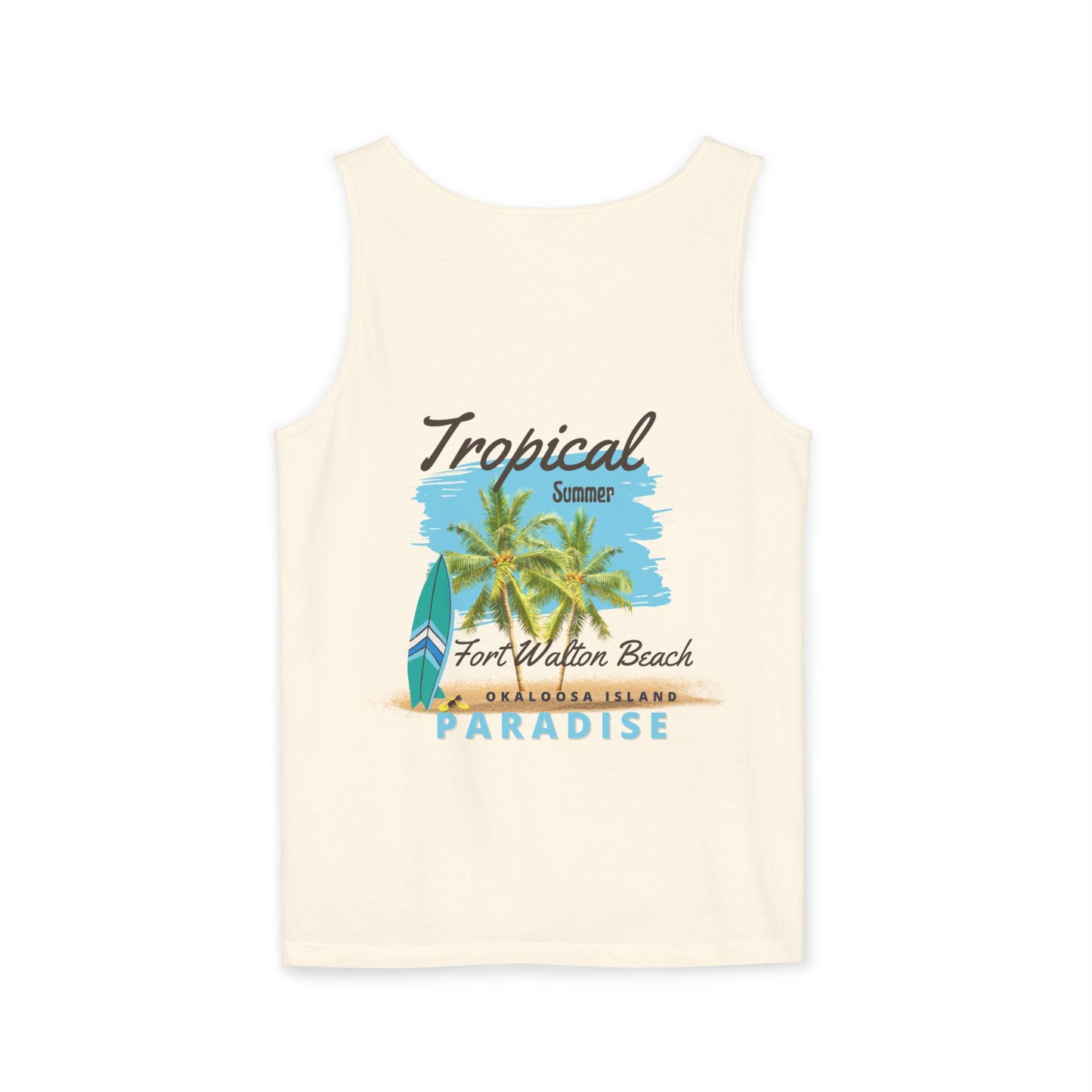 Tropical Paradise Tank Top(Print on Front/Back)