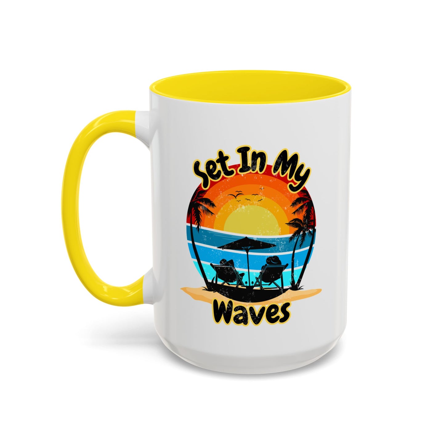 "Set In My Waves" Accent Coffee Mug (11, 15oz)