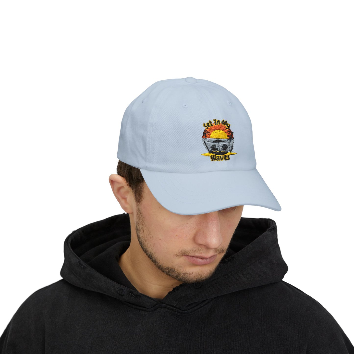 "Set In My Waves" Tropical Dad Cap