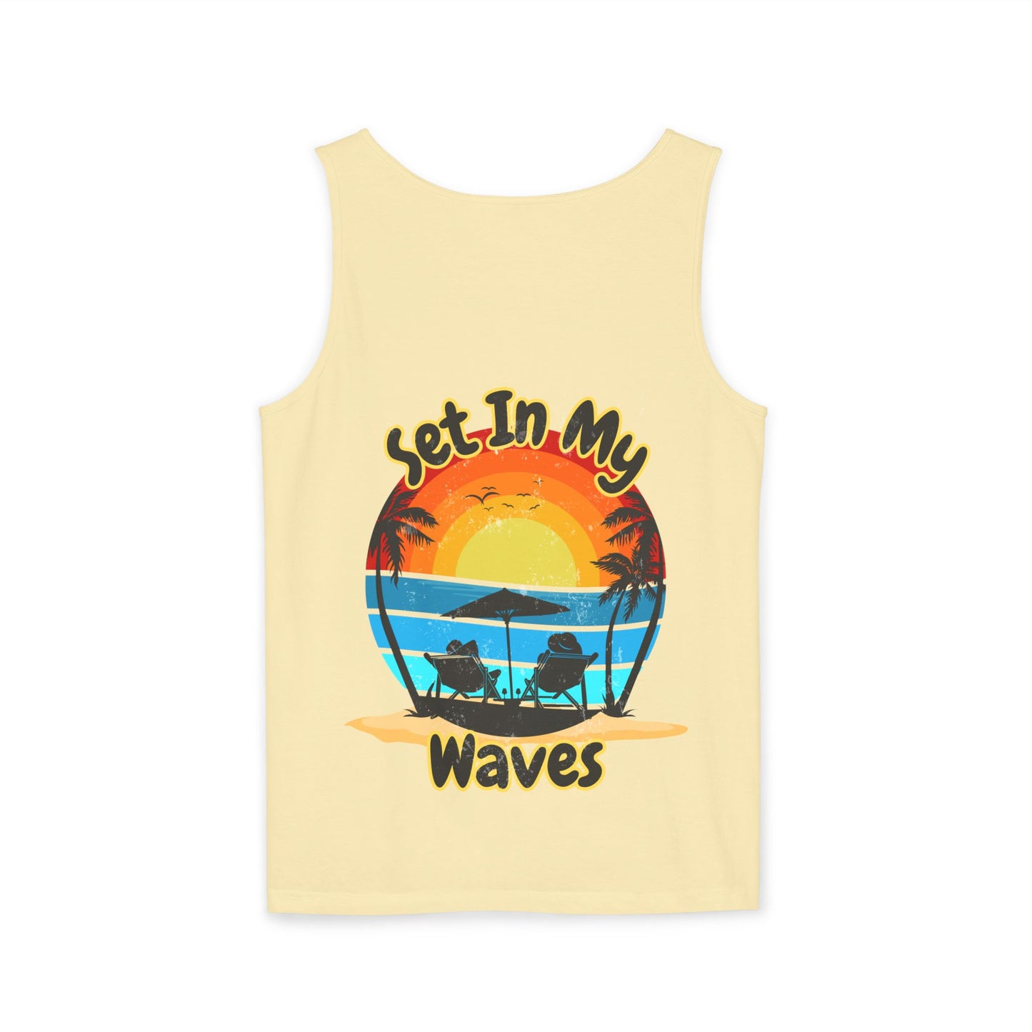 "Set In My Waves" Tropical Paradise Tank Top